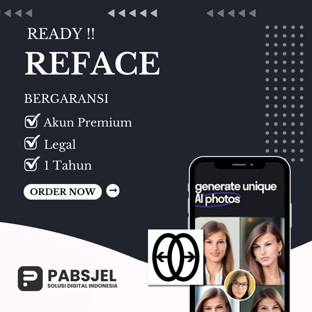 Reface Pro Premium 1 Tahun AI Face Swap Bergaransi