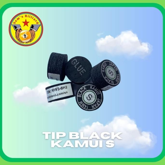 Tip Kamui Black S original - tip stick billiard - ujung stik biliar SALE