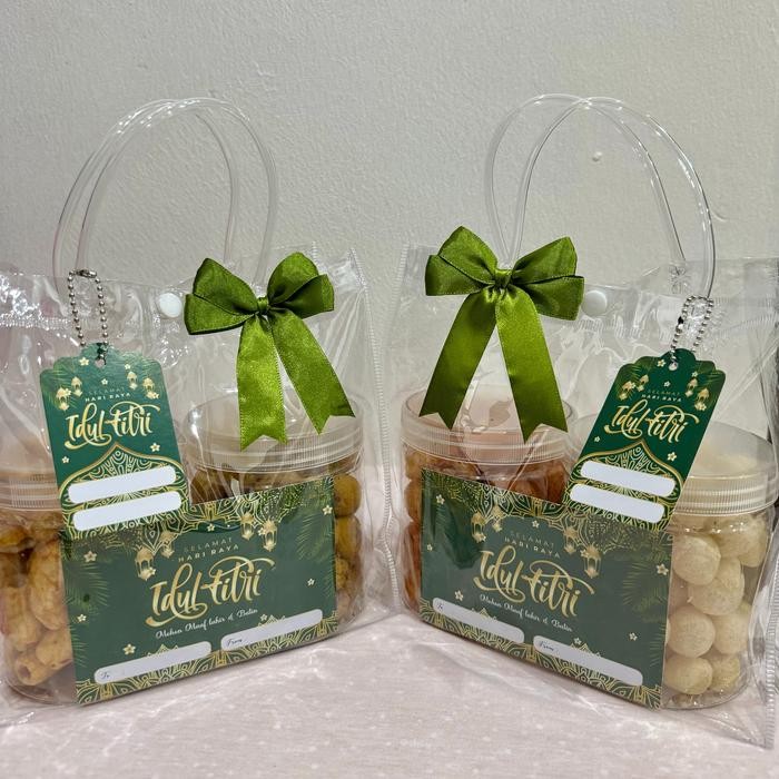 

HAMPERS SNACK BAG ISI 2 TOPLES 600ML HAMPERS LEBARAN IDUL FITRI