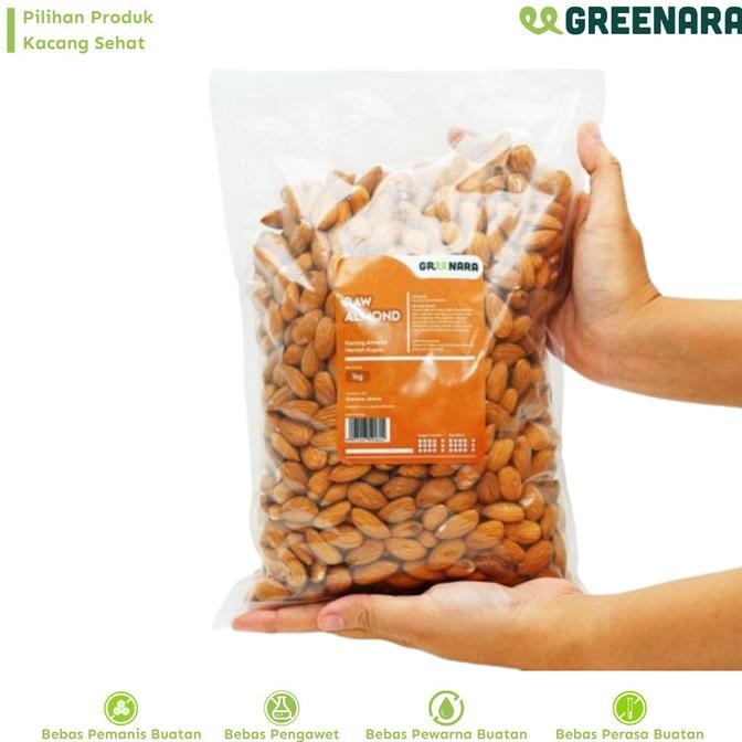 

Kacang Almond Mentah 1Kg / Raw Almond