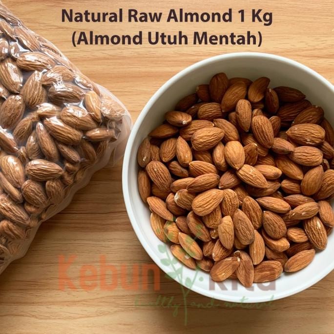 

Kacang Almond 1Kg (Natural Raw Almond)