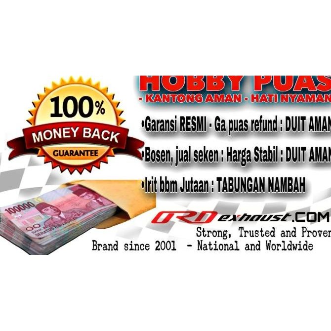 muffler V2+ ORD exhaust Terlaris