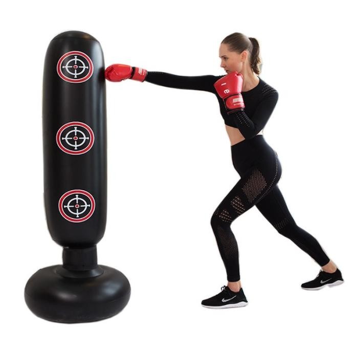 ] Samsak Balon Berdiri Sansak Tinju Taekwondo Silat 160cm