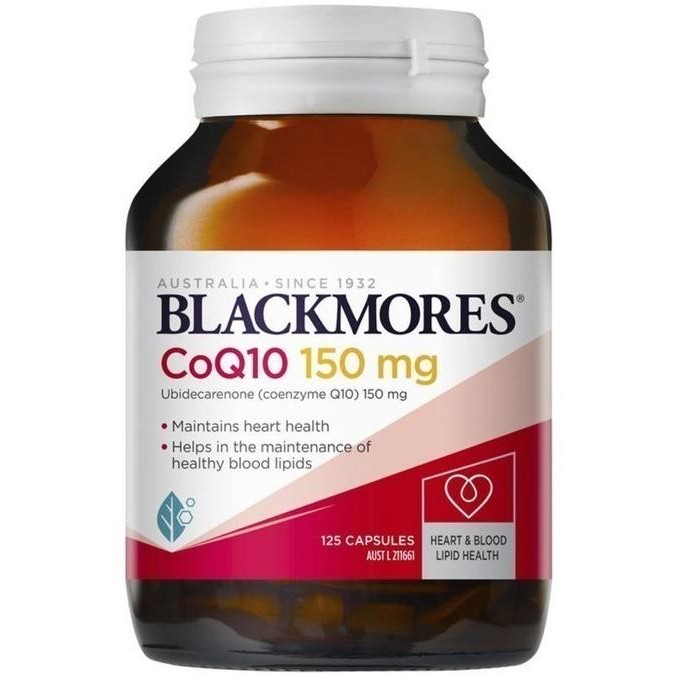 Blackmores Coq10 150Mg 125 Capsules Exclusive Size