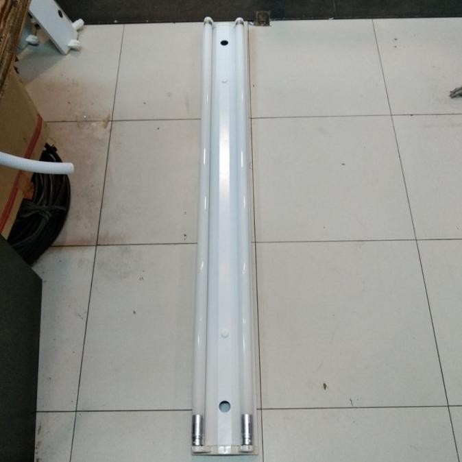 SET KAP V 2X36 / KAP LAMPU NEON V 2X36 + TL LED 16 WATT PANJANG 120CM