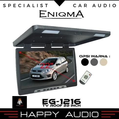 Tv Roof Plafon Mobil Bus Eniqma Eg-1216 22 Inch Tft Lcd 1680 X 1050P