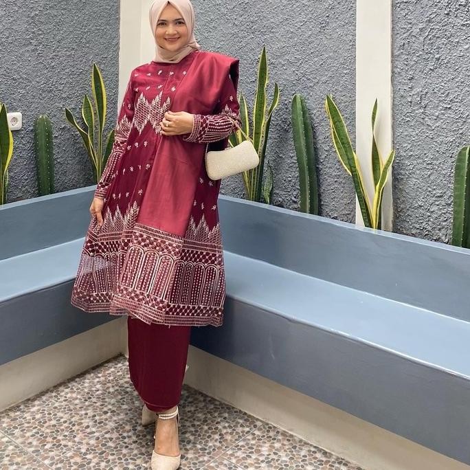 BEST SELLER BAJU KURUNG MELAYU ALESHA BUSUI FRIENDLY SETELAN PESTA WANITA MUSLIM ETNIK GAMIS