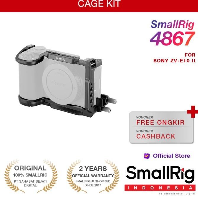 Smallrig Cage Kit For Sony Zv-E10 Ii 4867 New Stok