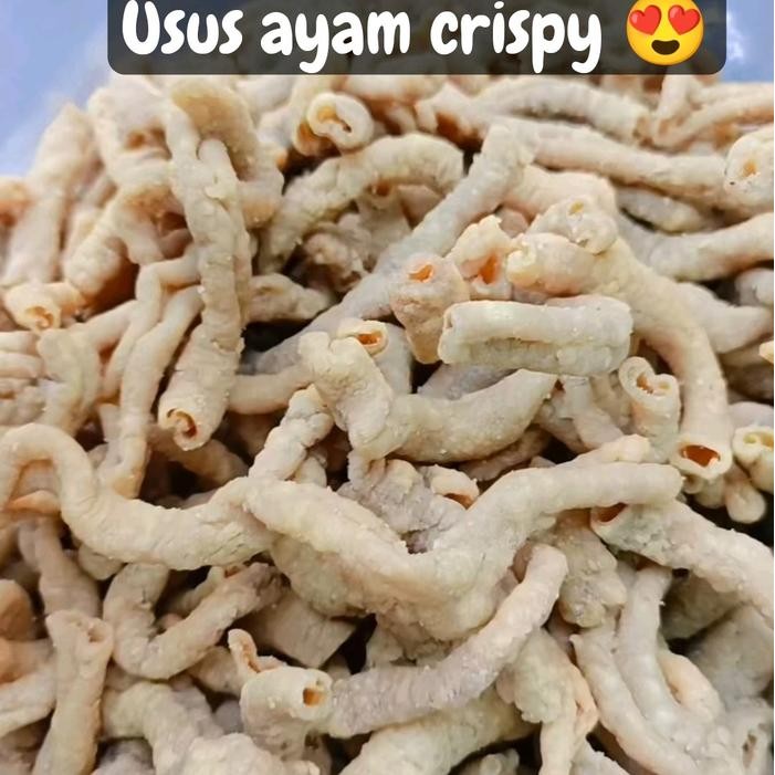 

BARANG TERLARIS Kripik usus ayam crispy original Usus Original Snack Viral 1kg