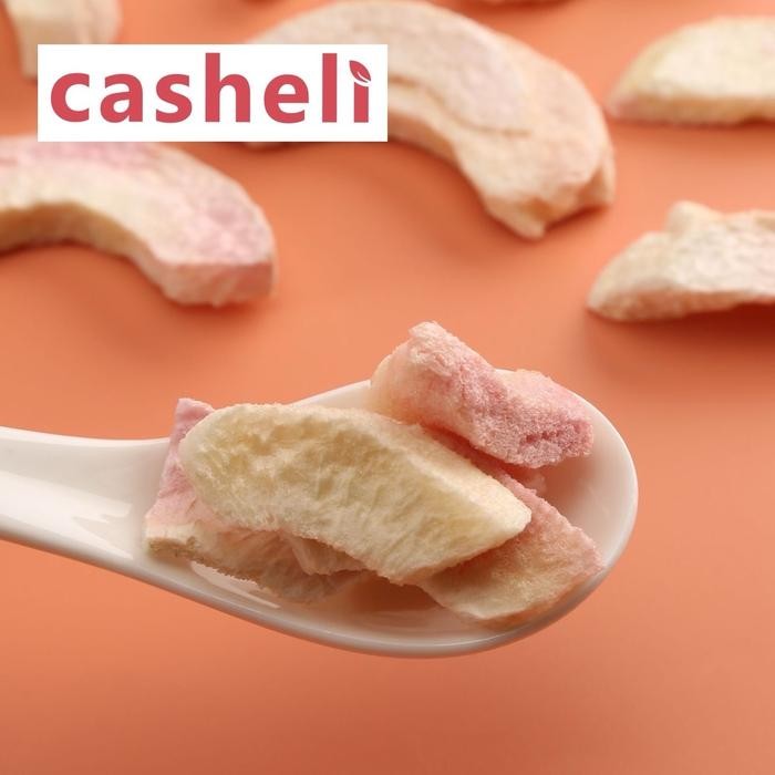 

BARANG TERLARIS casheli Peach Keripik Freeze-dried Peach Grade A Snack Cemilan Kering Crispy Food