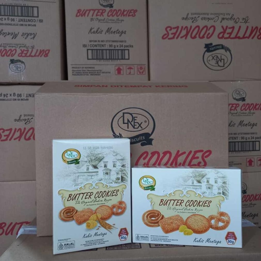 

Denex Buter Cookies 90 Gram 1 Dus Isi 24 Pcs Terlengkap Dan Termurah