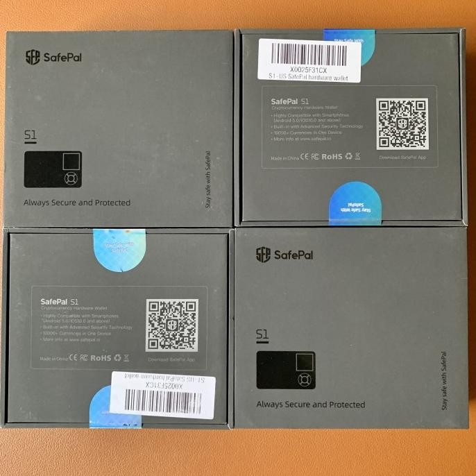 Safepal S1 Cryptocurrency Hardware Wallet Cold Storage Bitcoin Eth New Stok
