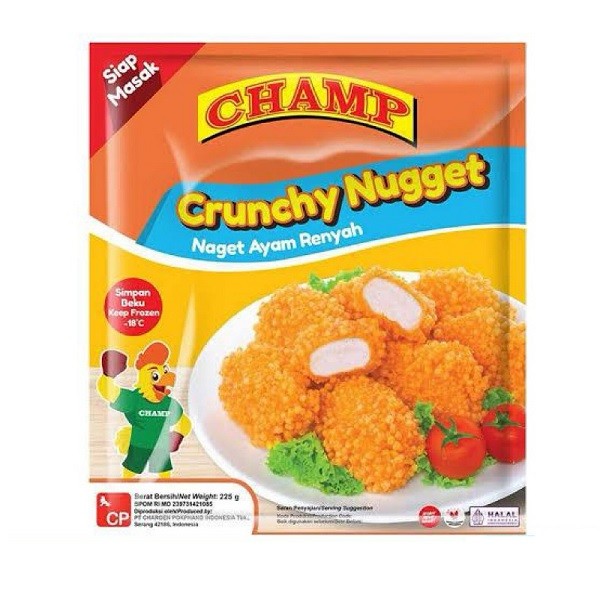 

CHAMP CRUNCHY NUGGET 225 GR