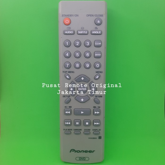 REMOTE REMOT DVD PLAYER PIONEER VXX2800 ORIGINAL