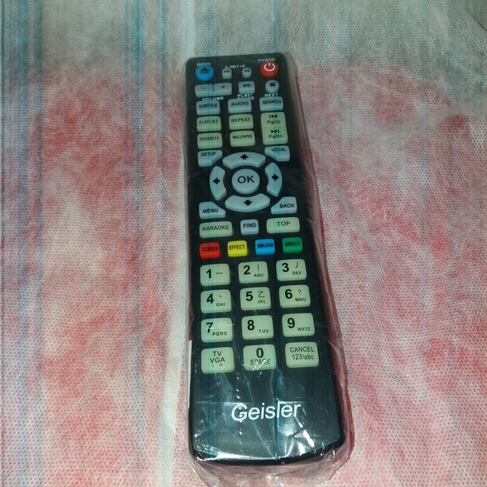 Remot standar DVD karaoke player GEISLER original
