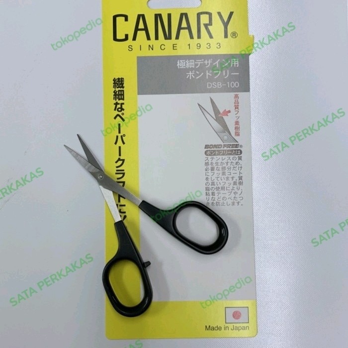 

Gunting Mini CANARY Small Scissors Fluorinecorted DSB-100 ( 100 mm )