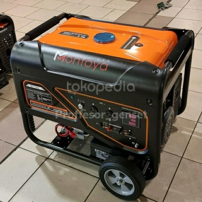 Genset 10 Kva 8000 Watt Montoya Garansi 100% Tembaga Electric Stater