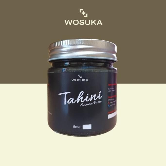 

WOSUKA ORGANIC BLACK SESAME TAHINI PASTE PASTA SELAI OLES OLESAN WIJEN