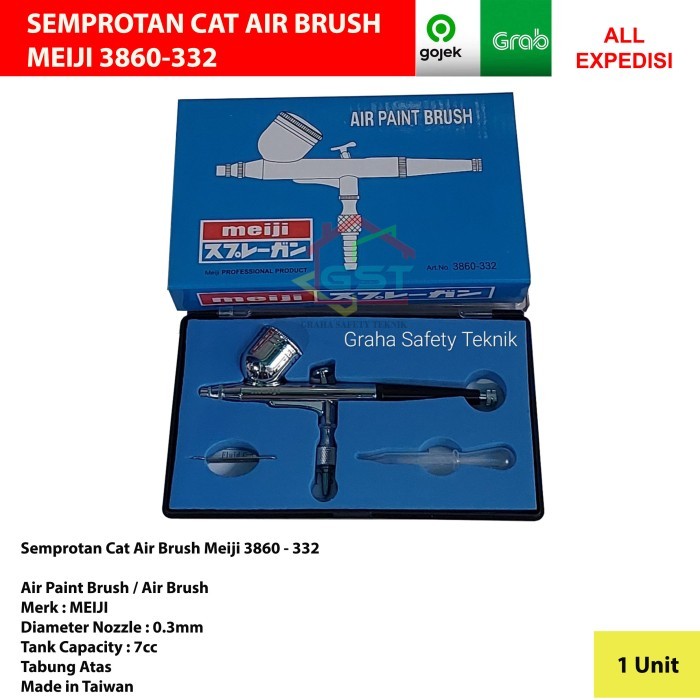 

AIR PAINT BRUSH 3860-332 MEIJI/SEMPROTAN CAT AIR BRUSH 3860-332 MEIJI