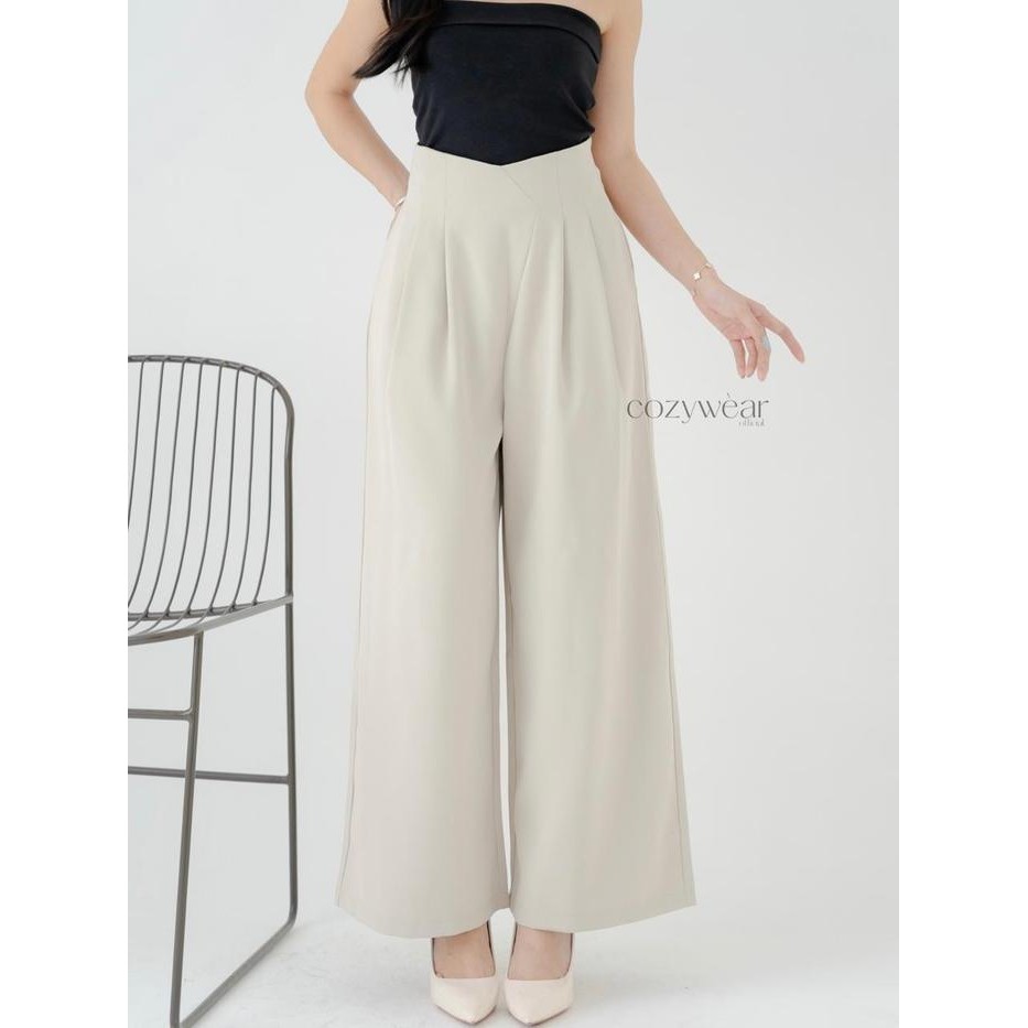 [Cozy.Wear] Deora Pants (109) Celana Cutbray Highwaist Skinny Pants Hw Pants Celana Kain Wanita