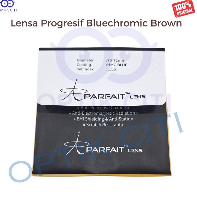 Lensa Kacamata Progresif Bluechromic Brown || Photochromic Blueray Brown Terlaris