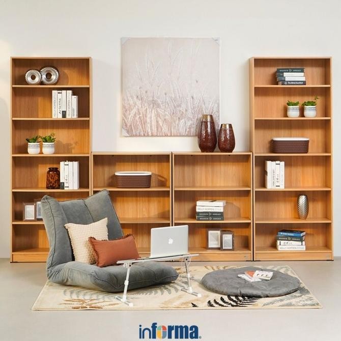 CO Informa - BOOKCASE - Pablo Rak Buku 6 Tingkat - Oak