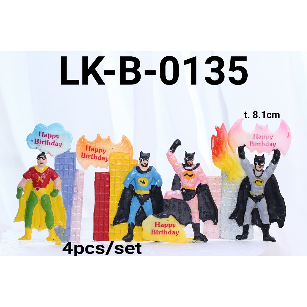 LK-B-0135 Topper mainan KARAKTER lokal Batman gedung  (MAINAN LOKAL)