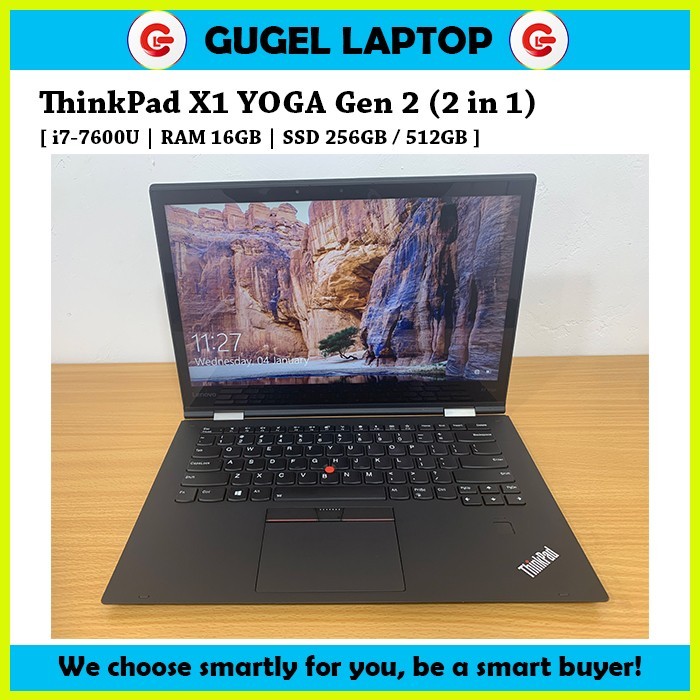 Thinkpad X1 Yoga 2Nd Gen 2 I7 7600U 16Gb 512Gb / Not Thinkpad Yoga 370