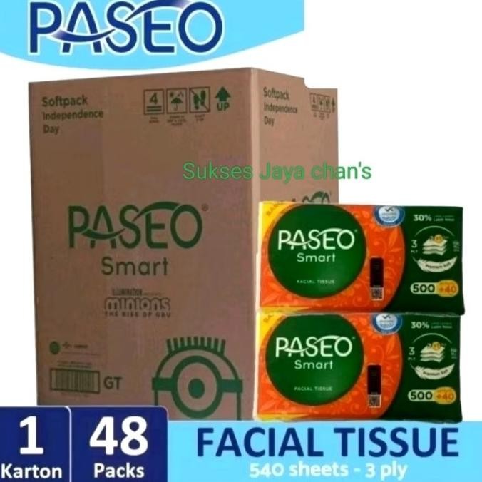 Diskon Tissue Paseo Smart 540Sheet 1 Dus/1Karton/Tisu Paseo 540Sheet/Paseo 540S 1Dus
