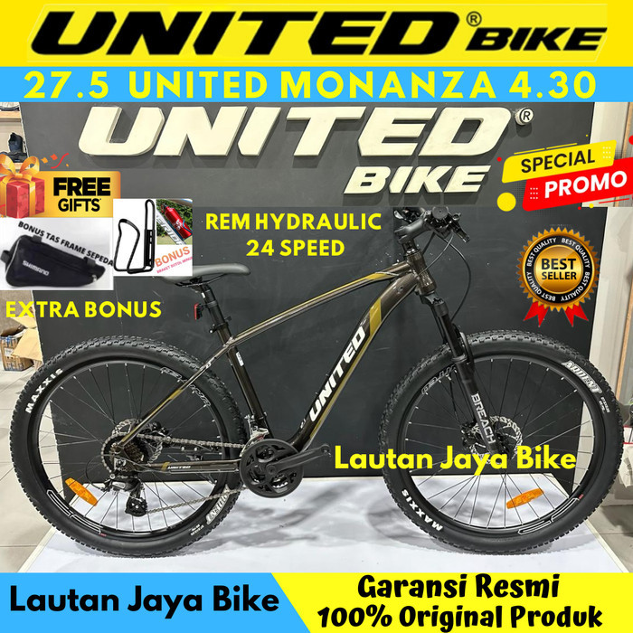 SEPEDA 27.5 MTB UNITED MONANZA 4.0 NEW KODE 825