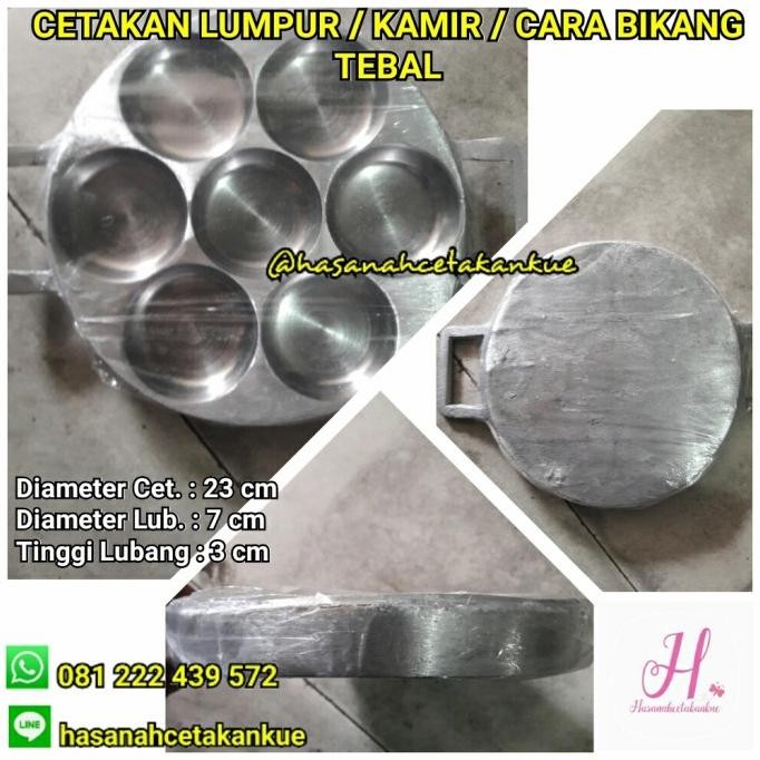 Cetakan Kue Lumpur Cara Bikang Martabak Mini Cilor 7 Lubang Merk Eddy Terbaik