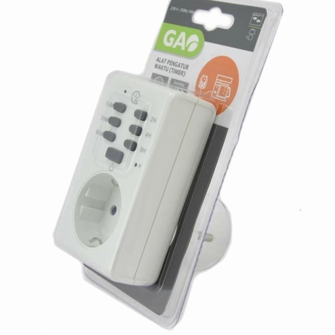 Gao Stop Kontak Timer Manual / stop kontak dengan timer Gosend Bisa