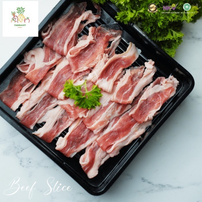 

Beef Slice Grass Fed Organic Non Fat Daging Sapi Organik Wahyu Beef