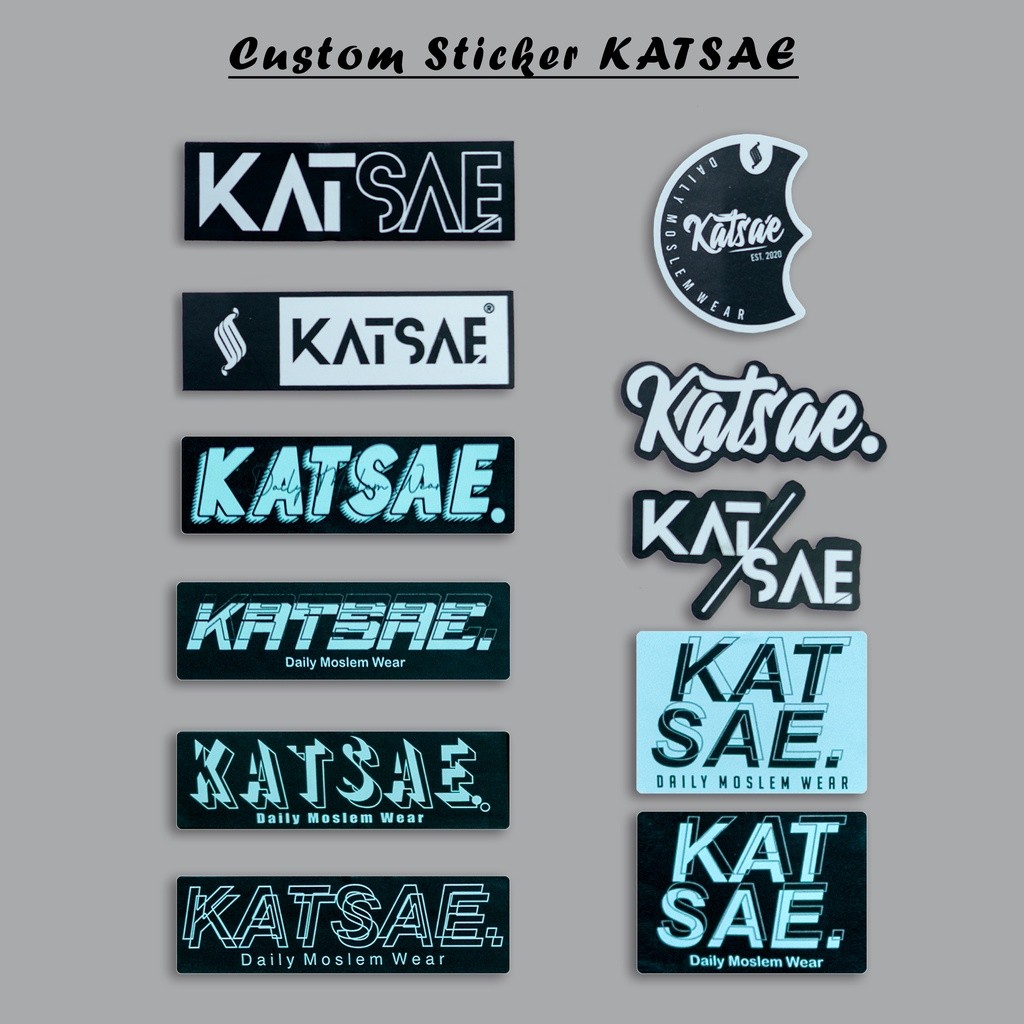 

KATSAE - STICKER LOGO / STICKER BRAND