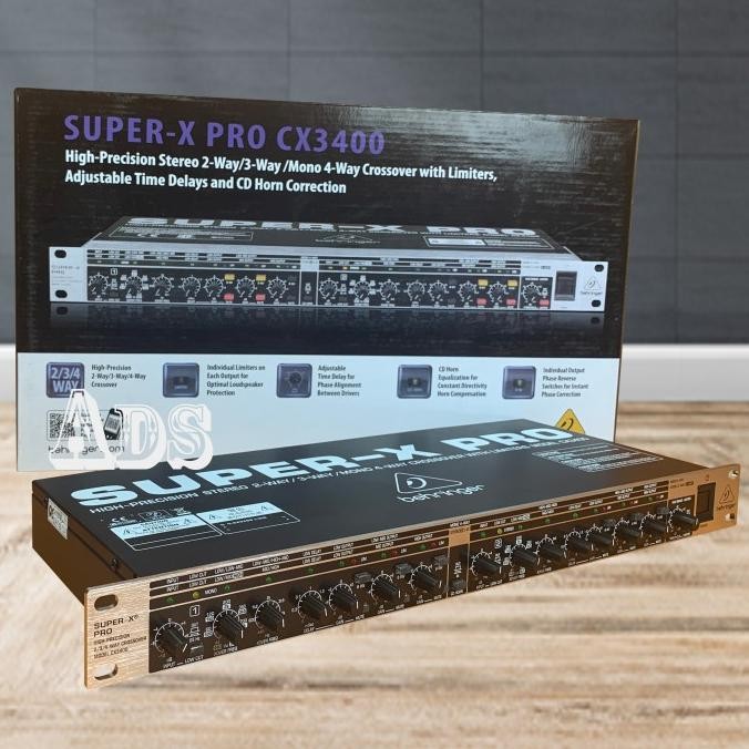 Sale Crossover Active Behringer Cx 3400 Behringer Cx3400 Behringer Cx3400