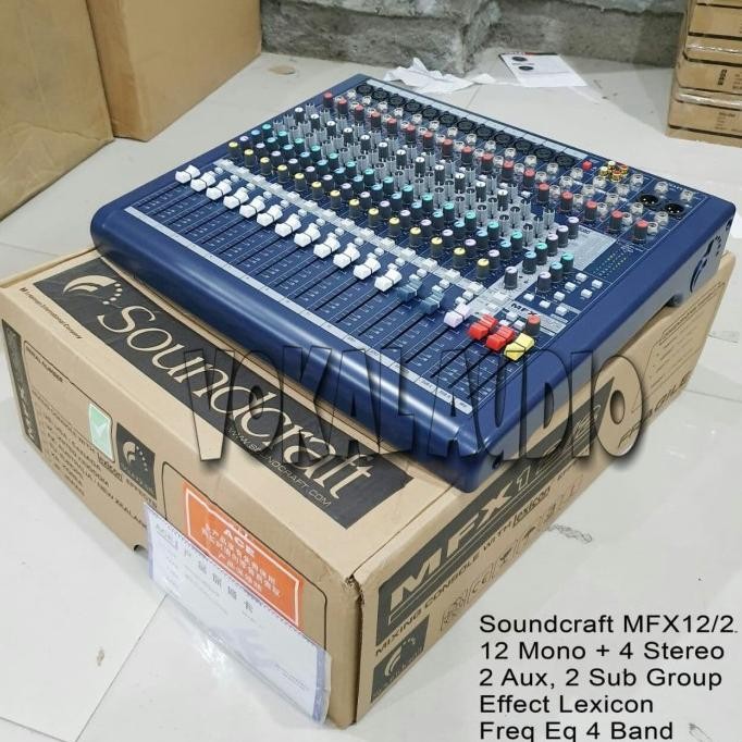 Grosir Mixer Soundcraft Mfx 12/2 - 12 Channel