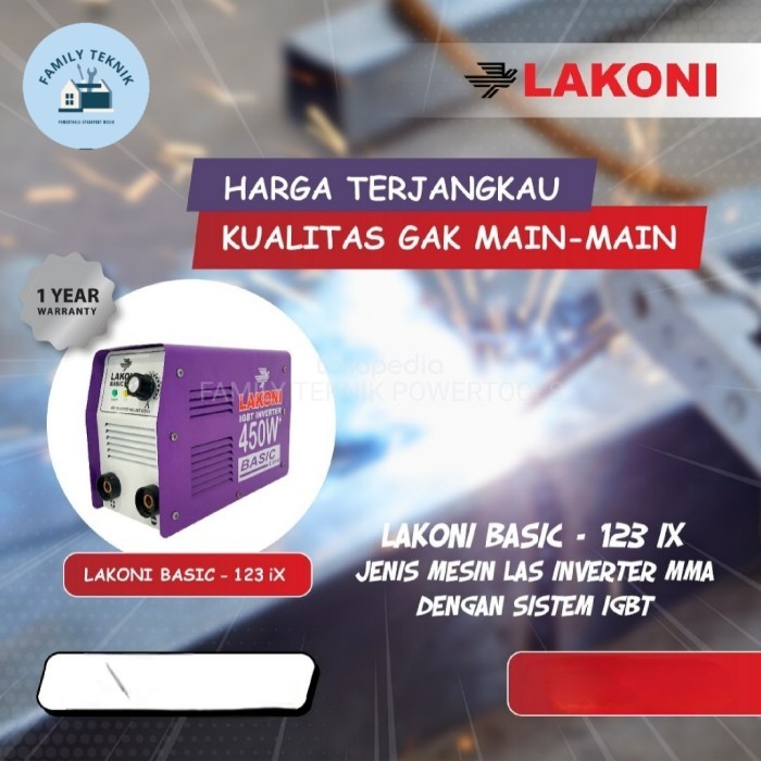 LAKONI 450 WATT MESIN LAS INVERTER LAKONI 450 WATT TRAFOLAS LAKONI