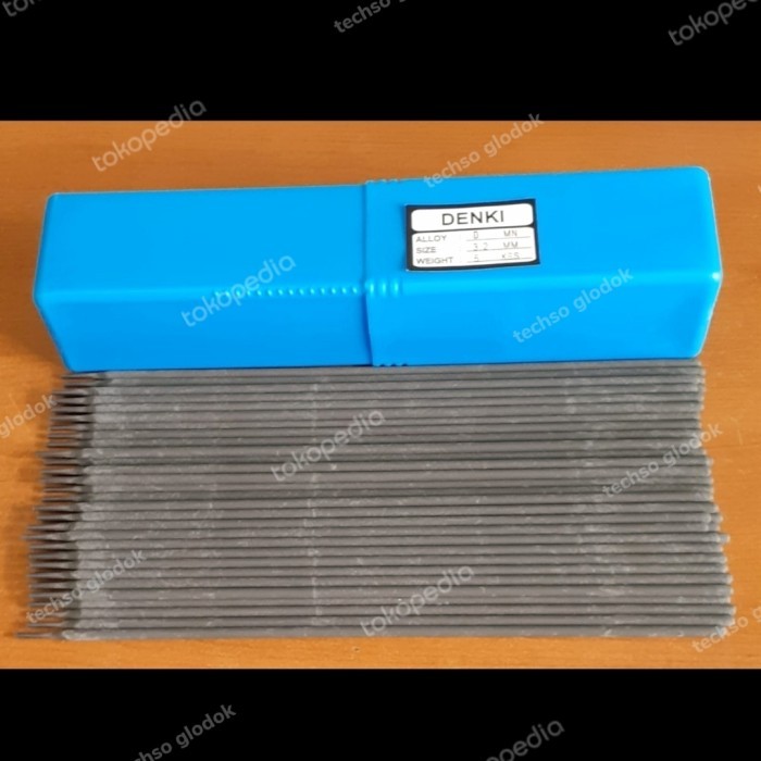 Kawat las Mangan / manganese Denki E-Mn ( per box)