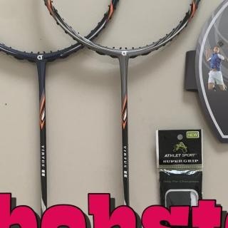 Raket Badminton APACS NEW VIRTUS 55 free grip kuat tarik 35 LBS ORI Terlaris