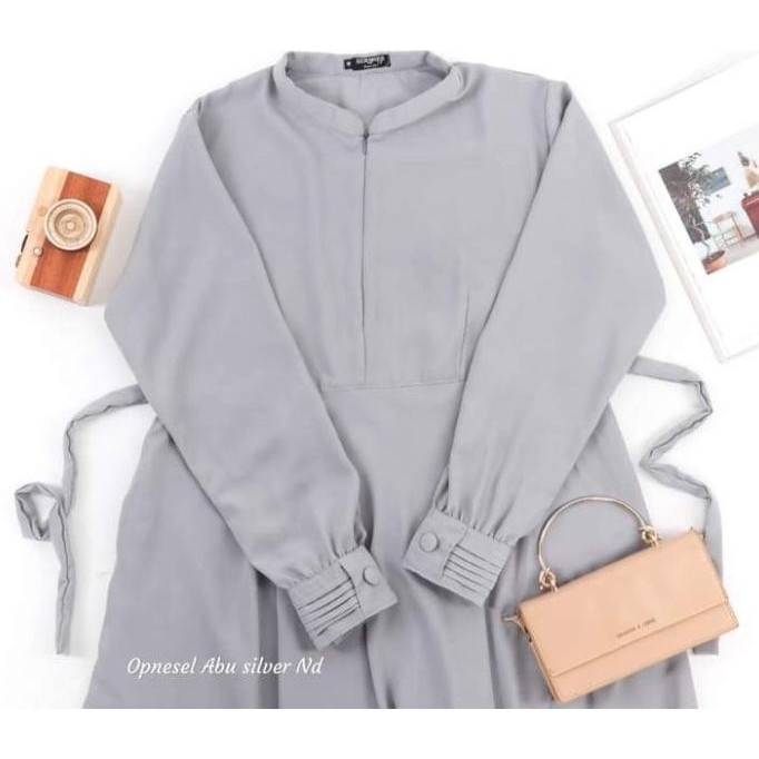 BEST SELLER GAMIS SILVER POLOS-GAMIS POLOS ABU MUDA PREMIUM-GAMIS WANITA POLOS