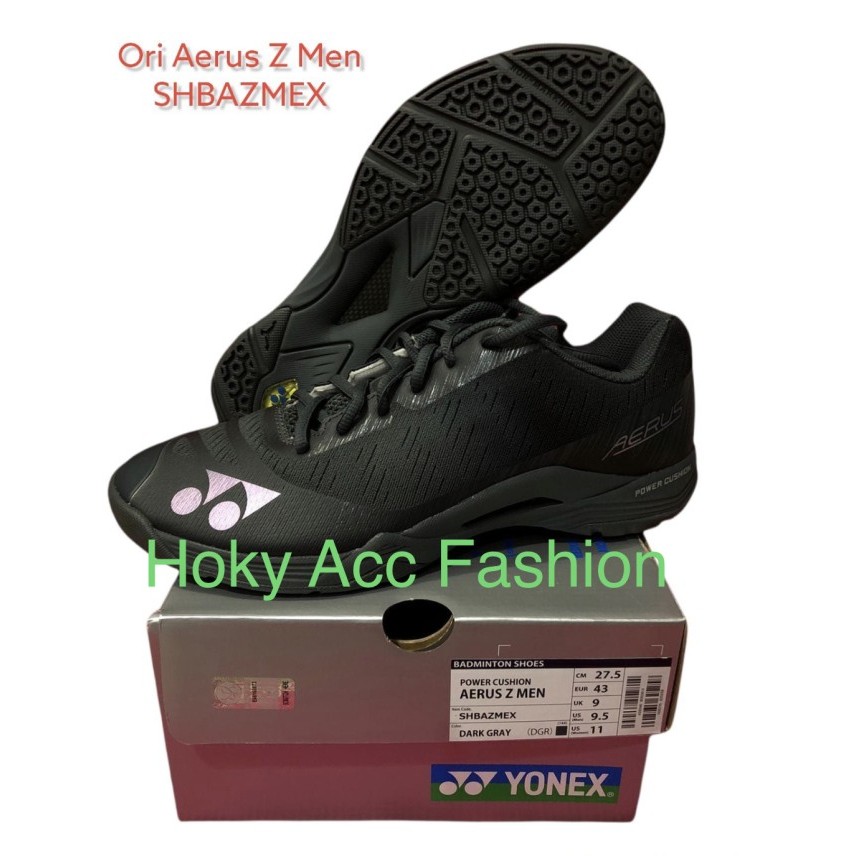 Sepatu Badminton Yonex Aerus Z Man - Aerus Z Men Black Original