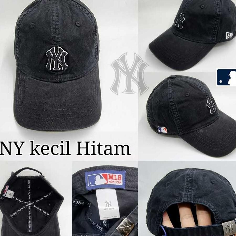 Topi Baeball Ny Yanee Logo Ecil Topi Cowo Cewe
