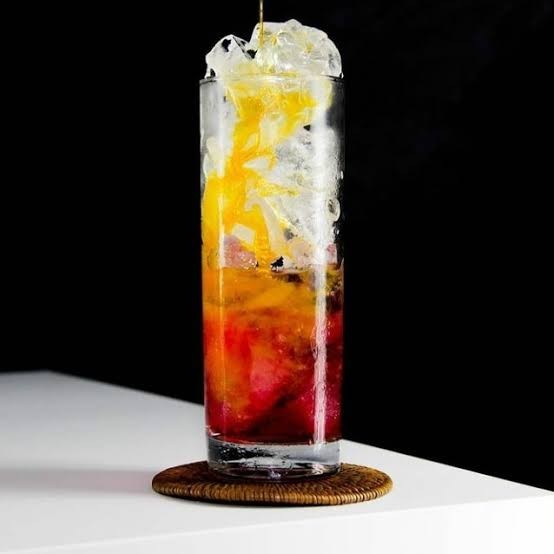 ] Gelas Tinggi Highball Minum Teh Kopi Jus Latte Lemon Tea Dessert Resto