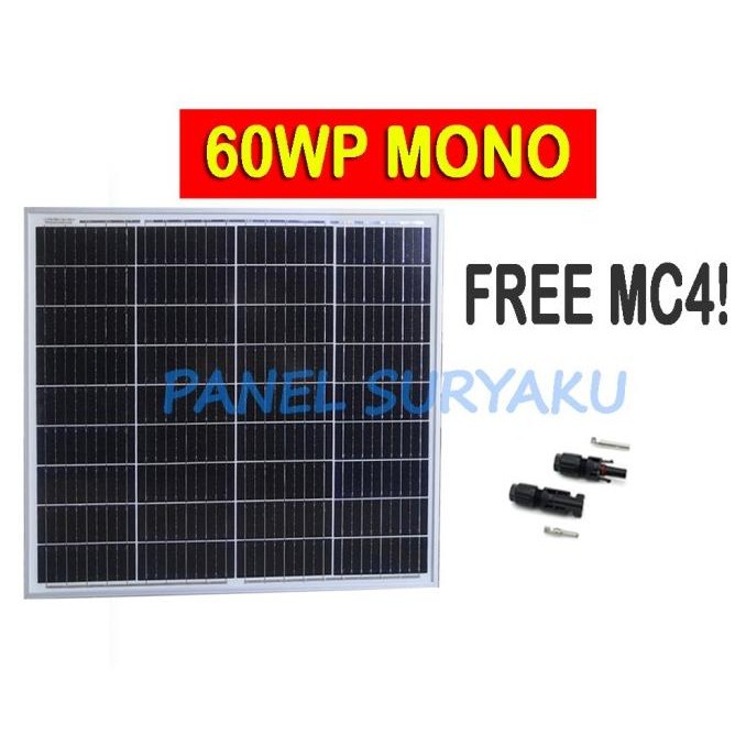Panel Surya 60wp Monocrystalline Harga Promo