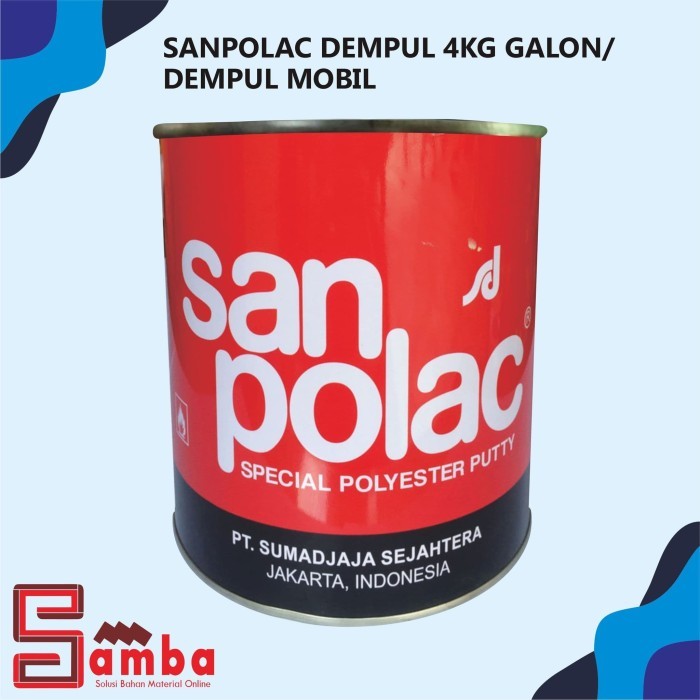 SANPOLAC DEMPUL 4KG GALLON/ DEMPUL MOBIL