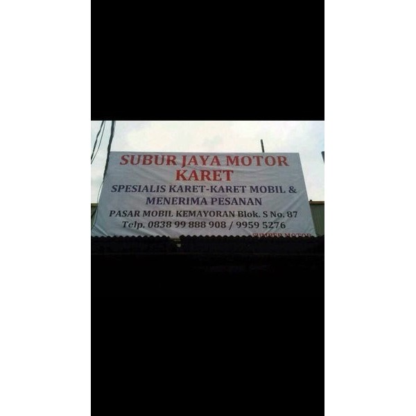 karet tu bagasi suzuki aerio