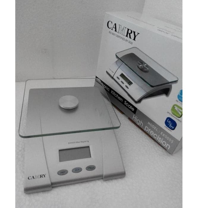 TIMBANGAN KUE DIGITAL CAMRY KITCHEN SCALE 5KG EK-5055 EK5055 KACA