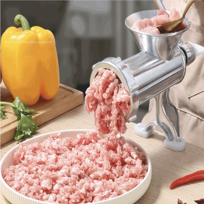 Alat Giling Daging Rumah Tangga, Penggiling Daging Manual Mini, Gilingan Daging