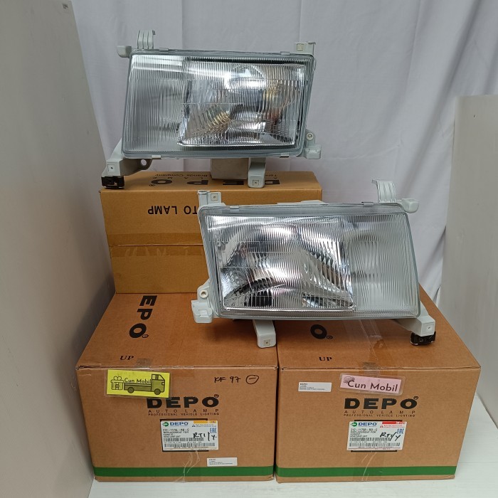 Head Lamp Lampu Besar Kijang Kapsul 1997-1998 Tanpa Foglamp Kiri Depo