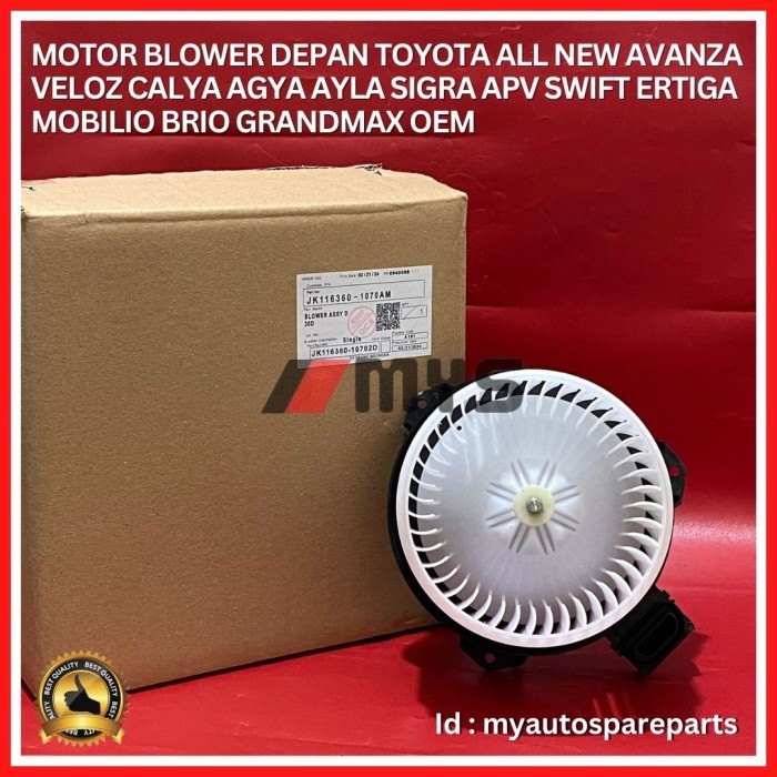 Motor Blower Depan Ac Mobil Toyota All New Avanza Veloz Calya Agya Ayla Sigra Apv Swift Ertiga